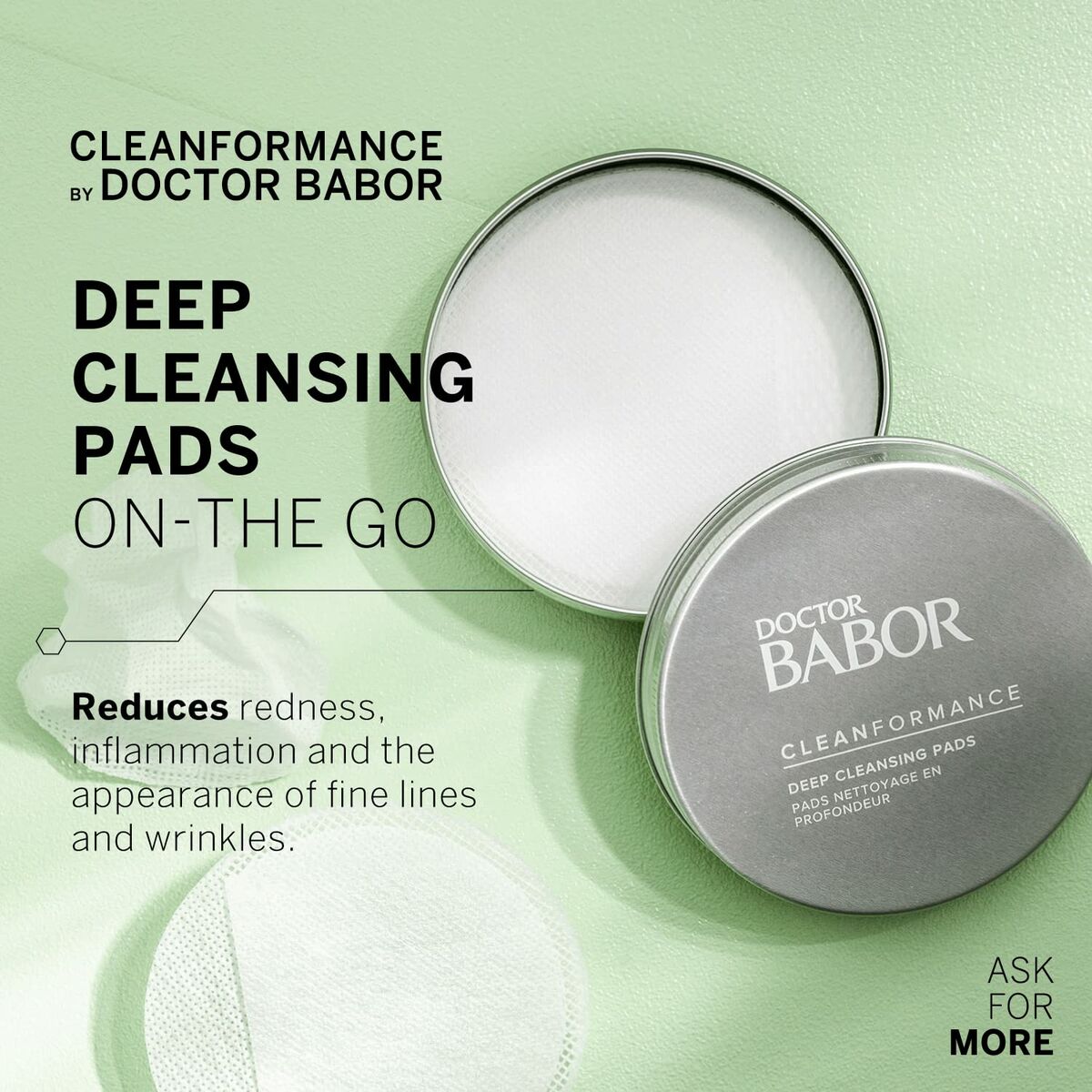 Make Up Remover Wipes Babor Doc Clean Deep Cleansing 20 Units product packaging