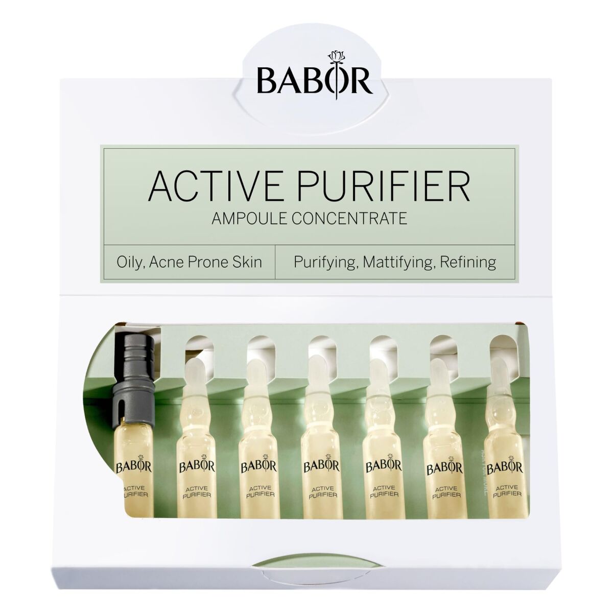 Ampoules Babor Active Purifyier 7X2 7 x 2 ml for Women product packaging