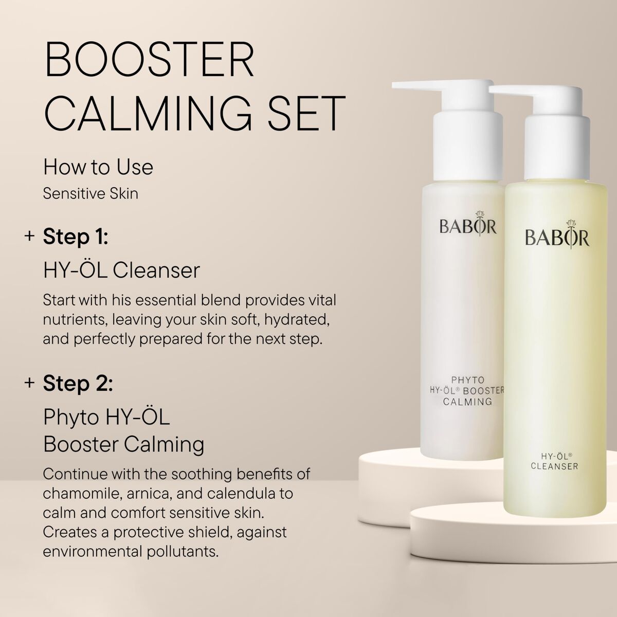 Facial Cleansing Gel Babor Phyto Hyol Booster Calming 100 ml for Women skincare packaging
