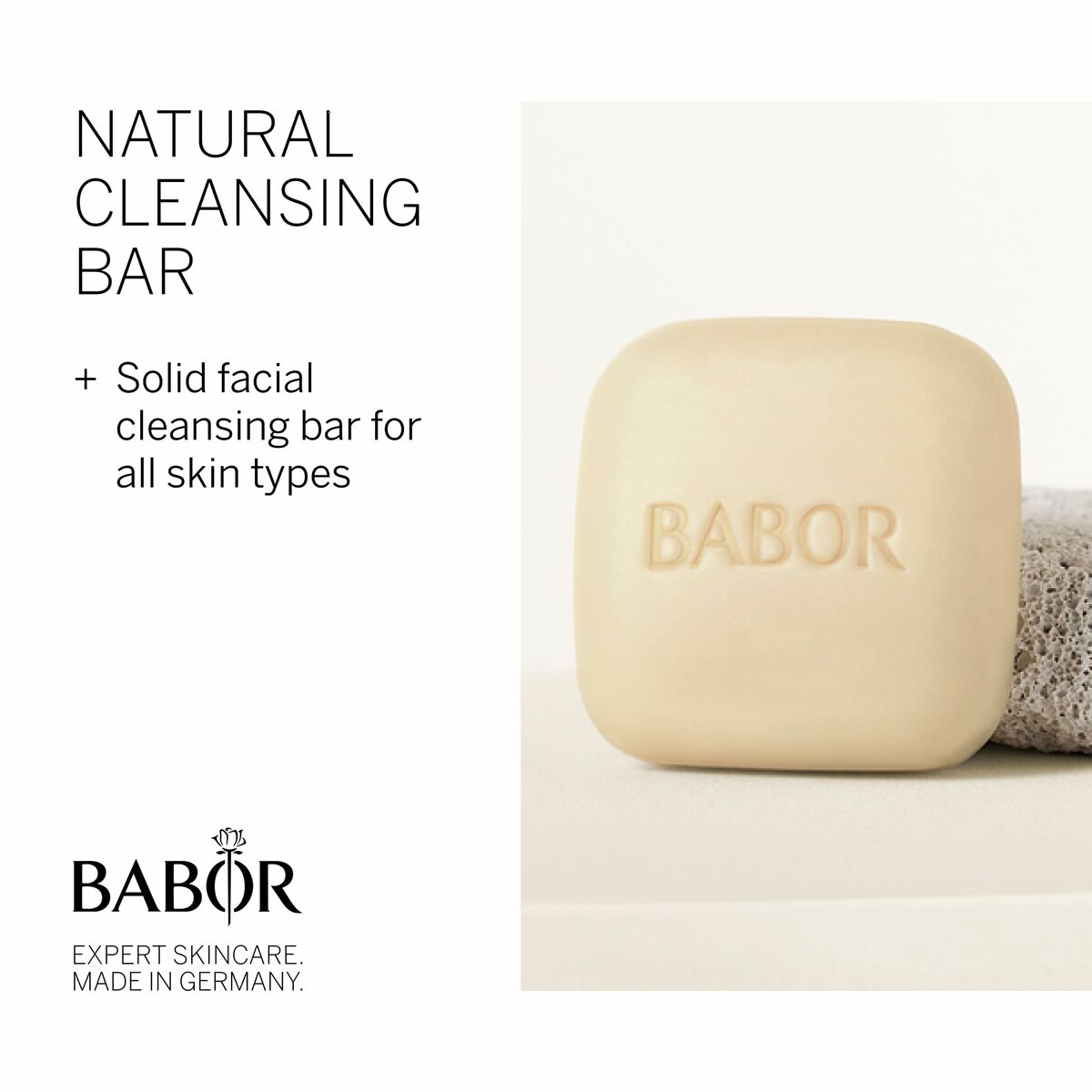 Facial Cleanser Babor Natural Cleansing 65 g for Women skincare packaging