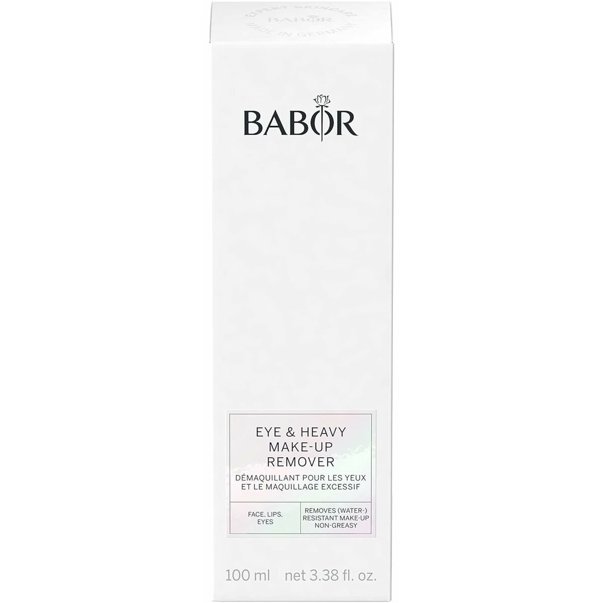 Facial Make Up Remover Babor Eye & Heavy Make Up Remover 100 ml product packaging