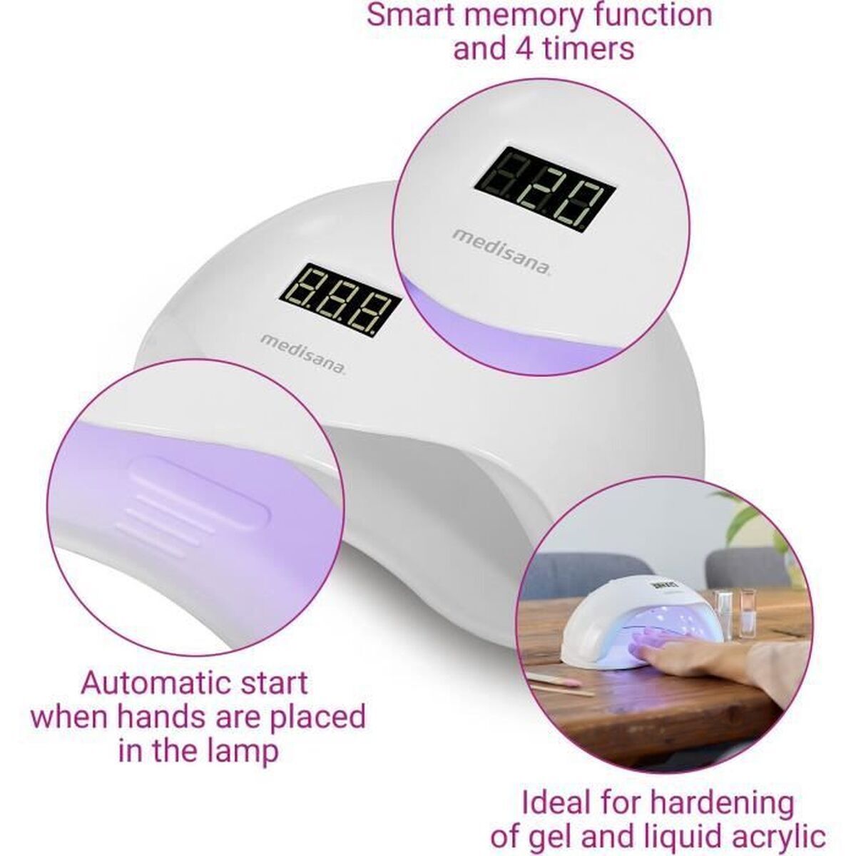 Hairdryer Medisana MED85471 product packaging