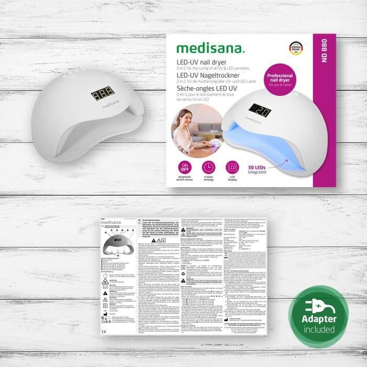 Hairdryer Medisana MED85471 product packaging