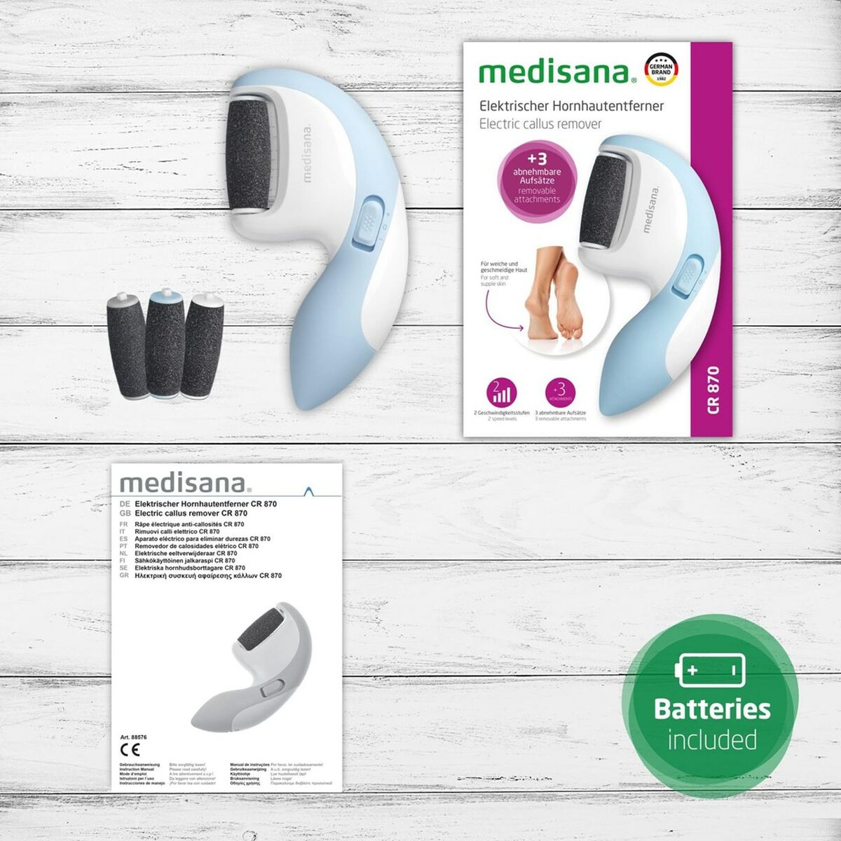 Facial cleansing brush Medisana product packaging