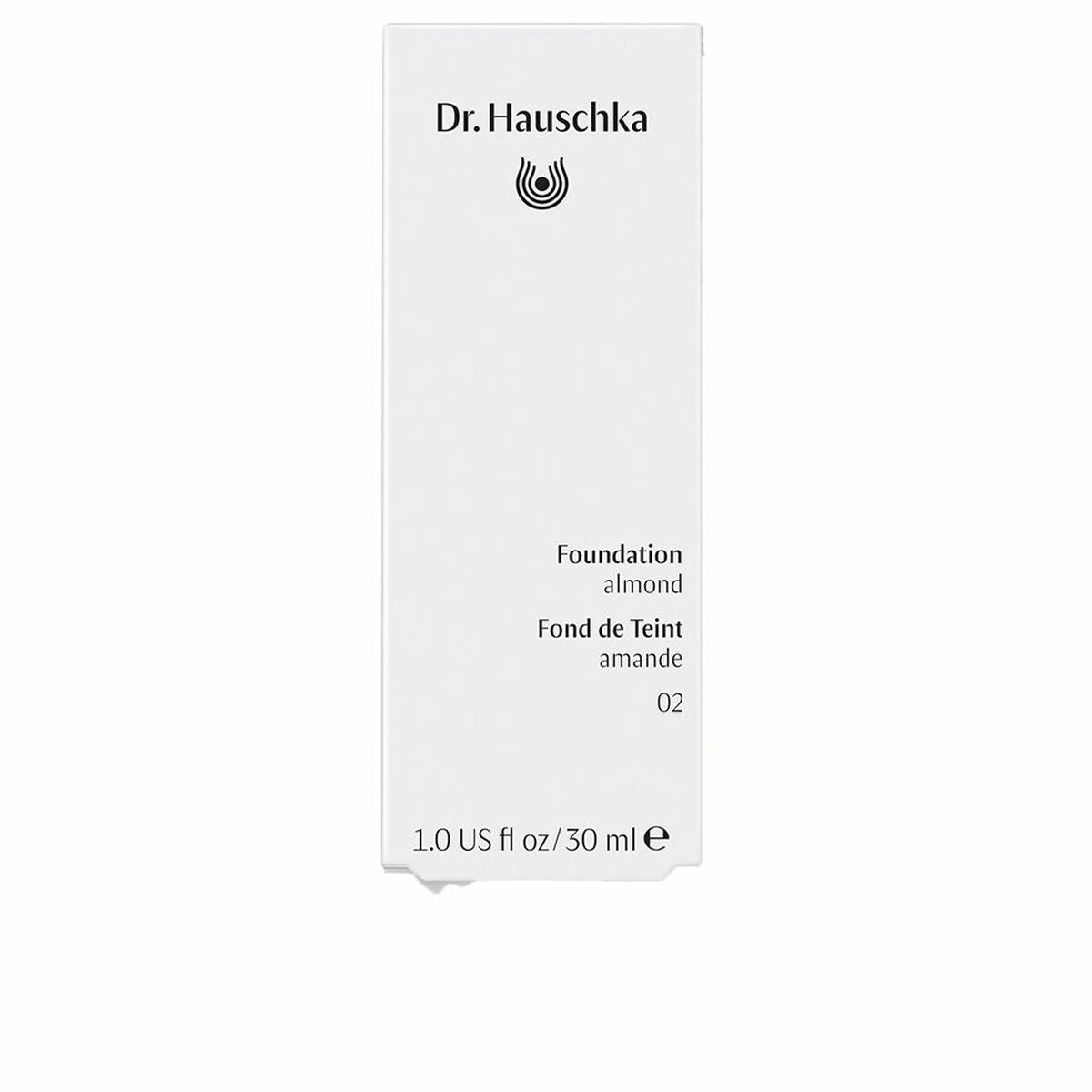 Liquid Make Up Base Dr. Hauschka Foundation Nº 02 Almond 30 ml makeup packaging