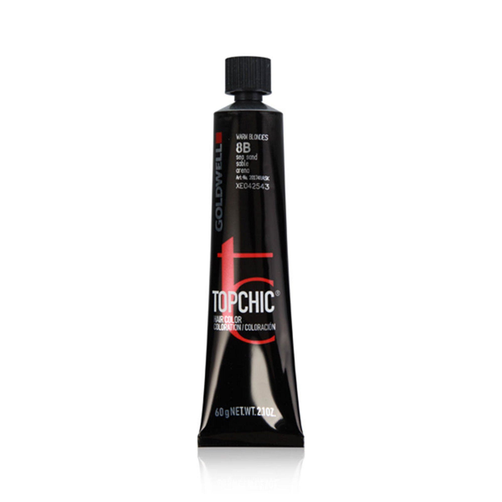Goldwell, TopChic, Permanent Hair Dye, 8B Light Blonde Beige, 60 ml