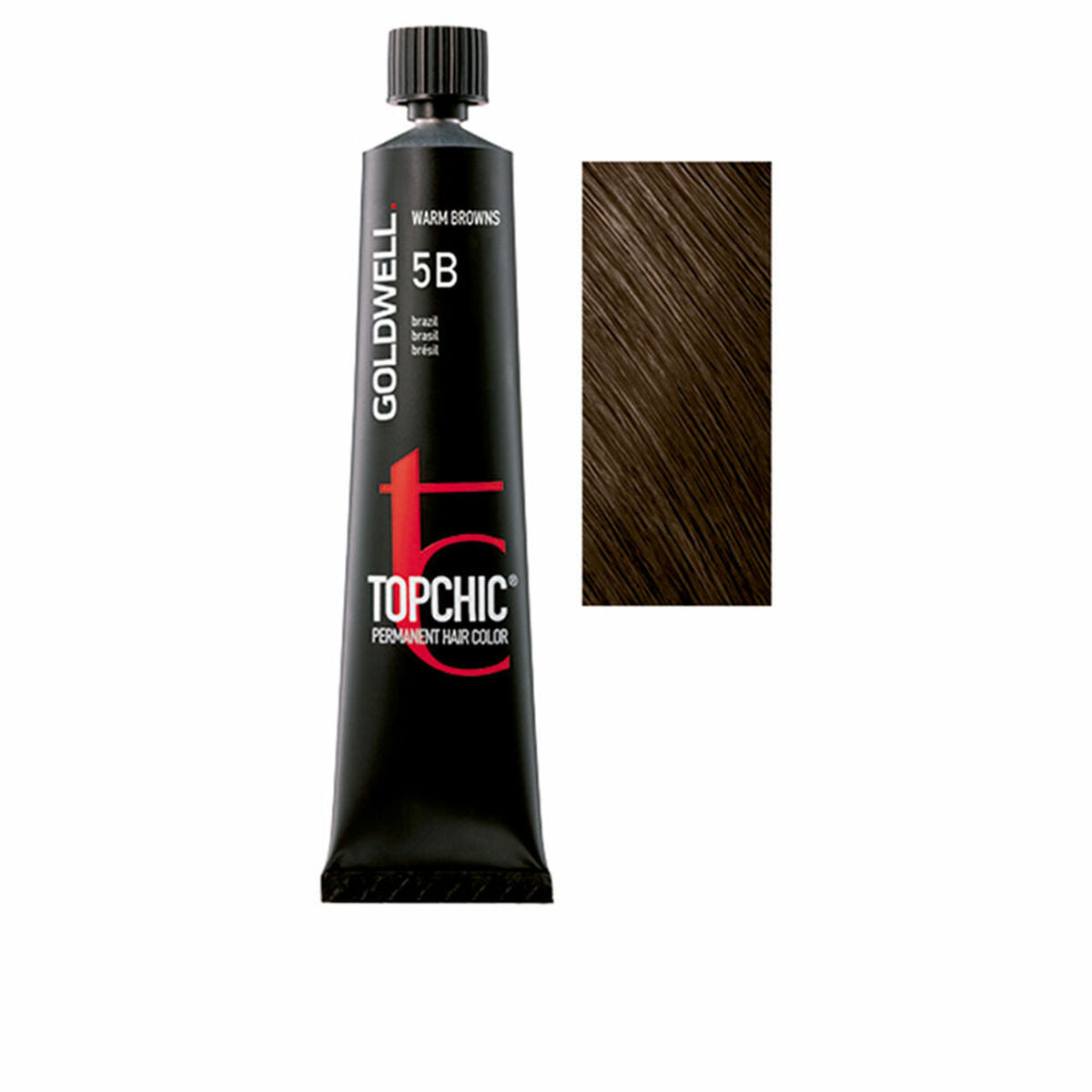 Permanent Dye Goldwell TOPCHIC Nº 5B 60 ml for Women product packaging