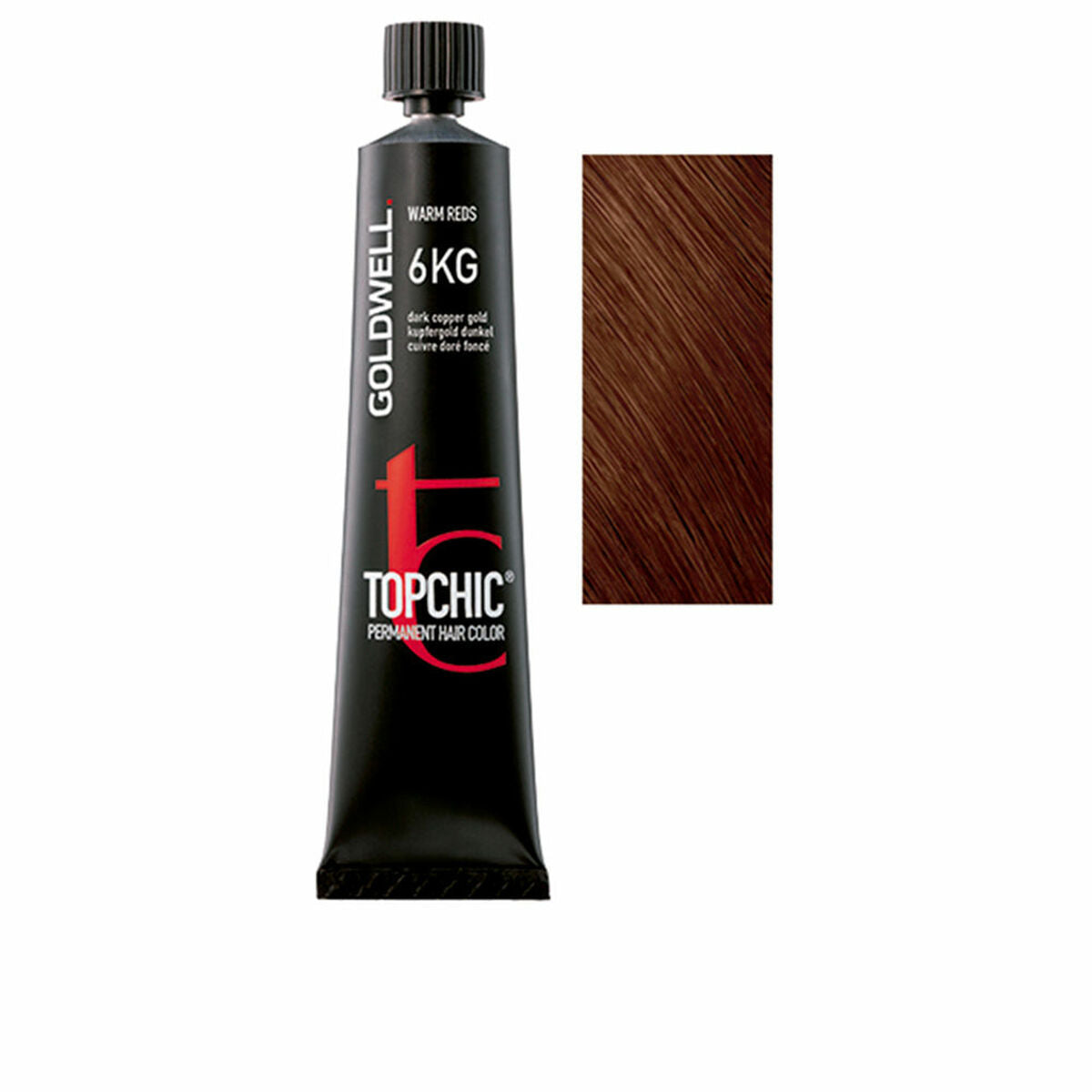 Permanent Dye Goldwell TOPCHIC Nº 6KG 60 ml for Women product packaging