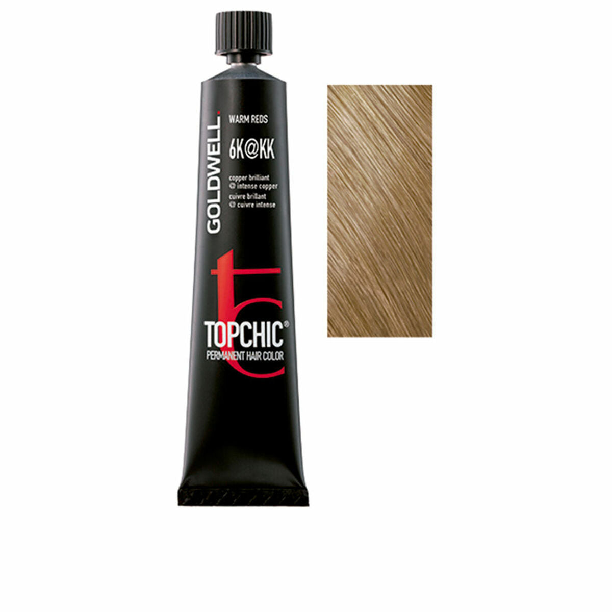Permanent Dye Goldwell TOPCHIC Nº 6K@KK 60 ml for Women product packaging