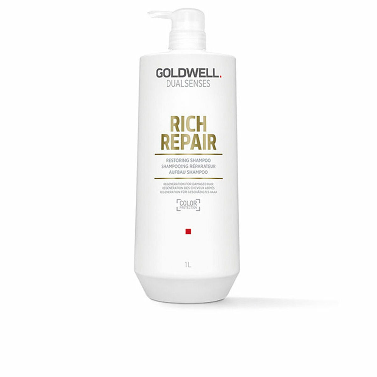 Shampoo Goldwell DUALSENSES RICH REPAIR 1 L shampoo bottle