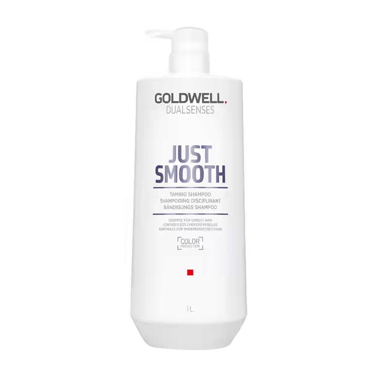 Shampoo Goldwell Just Smooth 1 L shampoo bottle