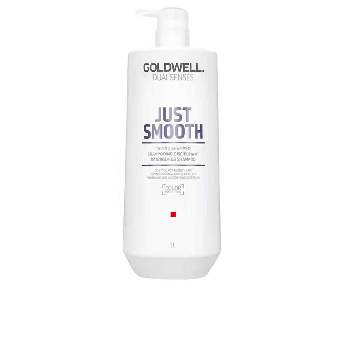 Shampoo Goldwell Just Smooth 1 L shampoo bottle