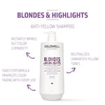 Shampoo Goldwell Blondes Highlights for Women shampoo bottle