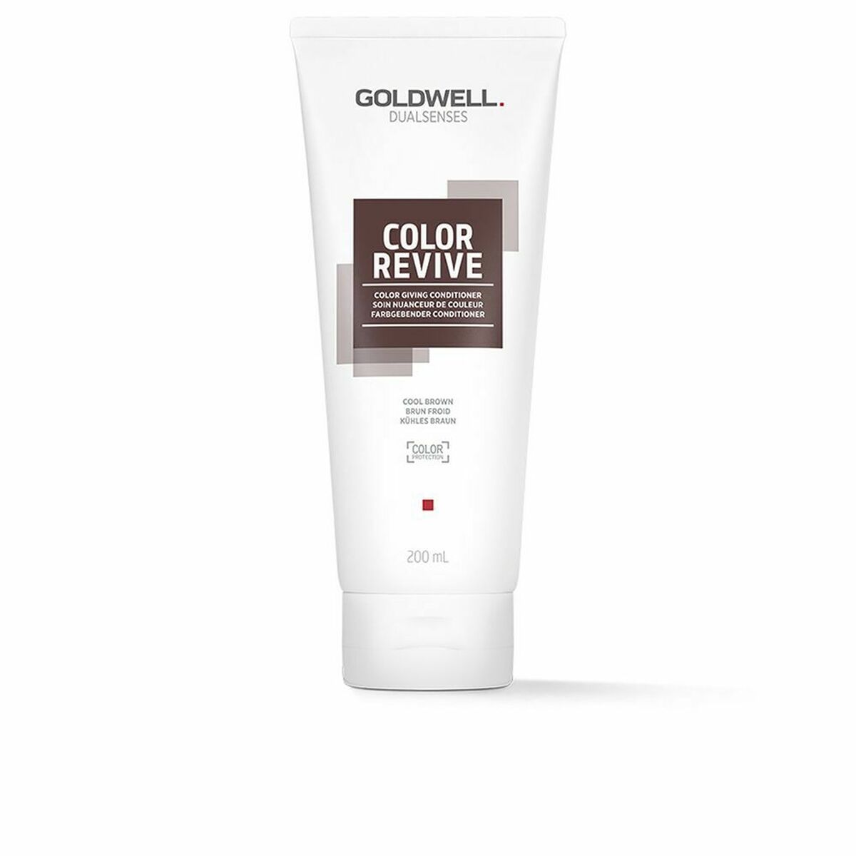 Conditioner for Dyed Hair Goldwell Color Revive Cool Brown 200 ml conditioner bottle