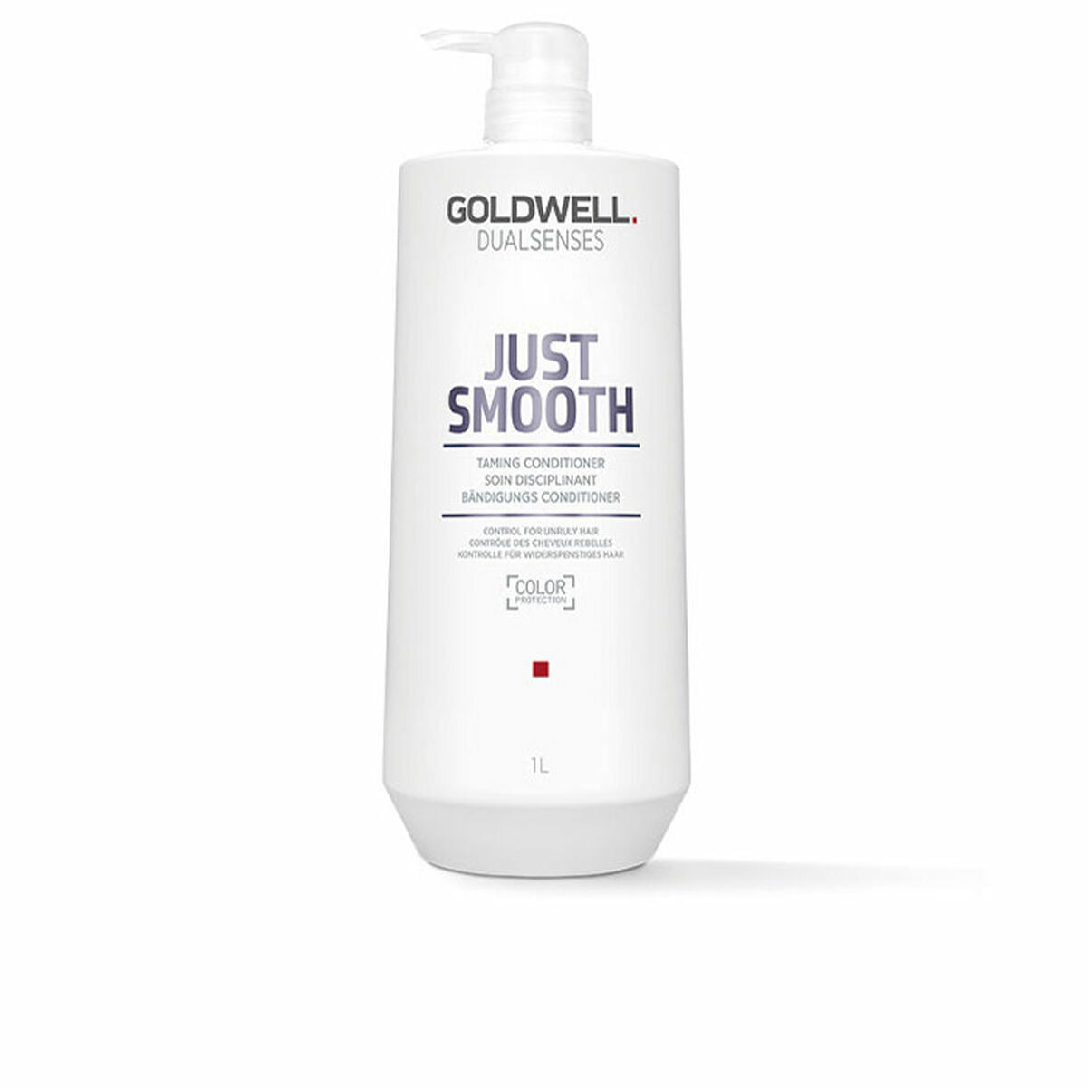Moisturizing conditioner Goldwell Just Smooth 1 L conditioner bottle