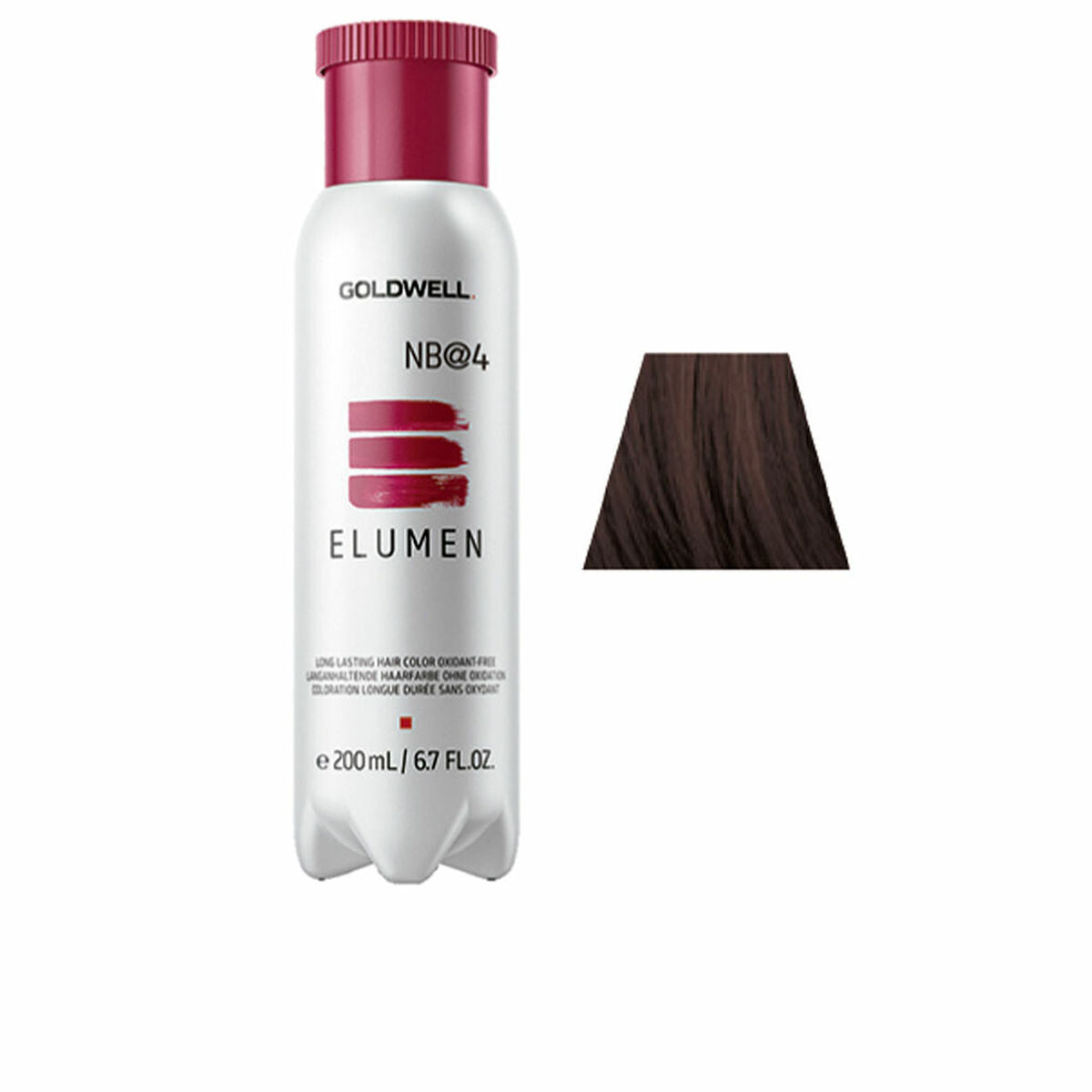 Permanent Dye Goldwell ELUMEN CARE NB@4 200 ml for Women product packaging