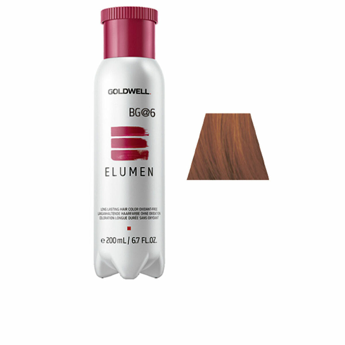 Permanent Dye Goldwell ELUMEN CARE BG@6 200 ml for Women product packaging