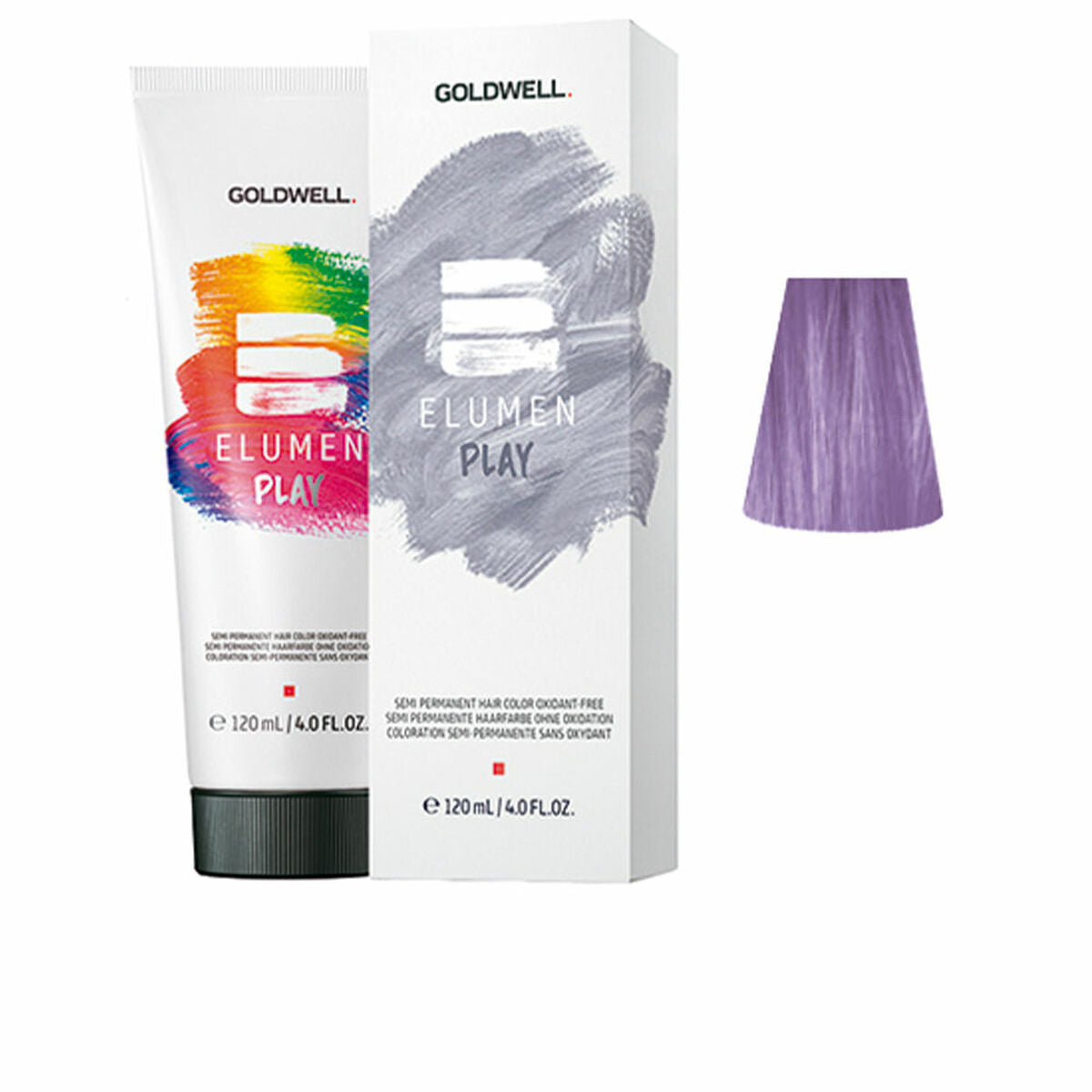 Semi-Permanent Tint Goldwell ELUMEN PLAY Lavender 120 ml for Women product packaging