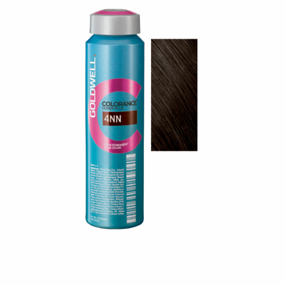 Semi-Permanent Tint Goldwell COLORANCE Nº 4NN 120 ml product packaging