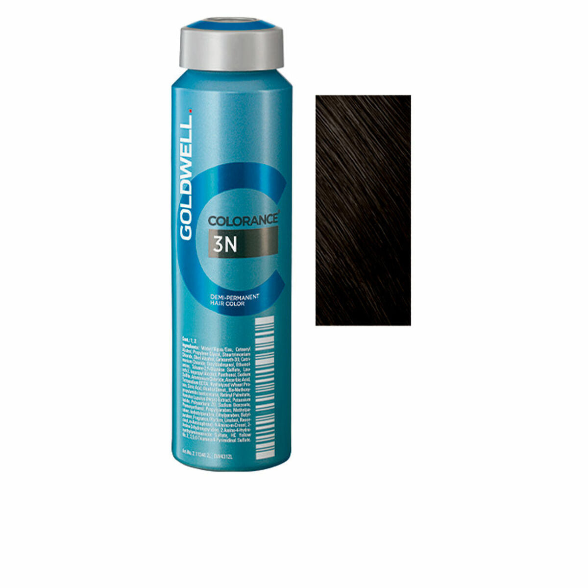 Semi-Permanent Tint Goldwell COLORANCE Nº 3N 120 ml product packaging