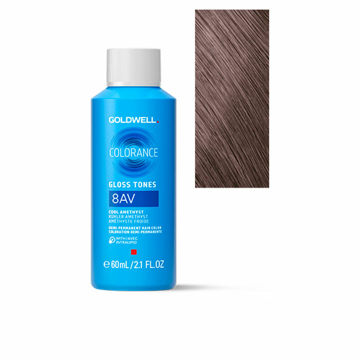 Permanent Dye Goldwell COLORANCE Nº 8AV 60 ml product packaging