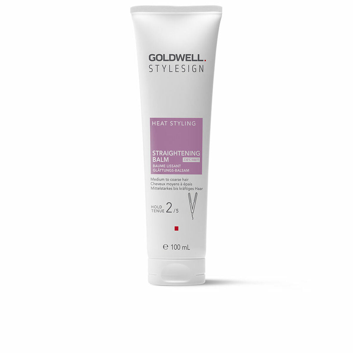 Smoothing balsam Goldwell STYLESIGN HEAT STYLING 100 ml product packaging