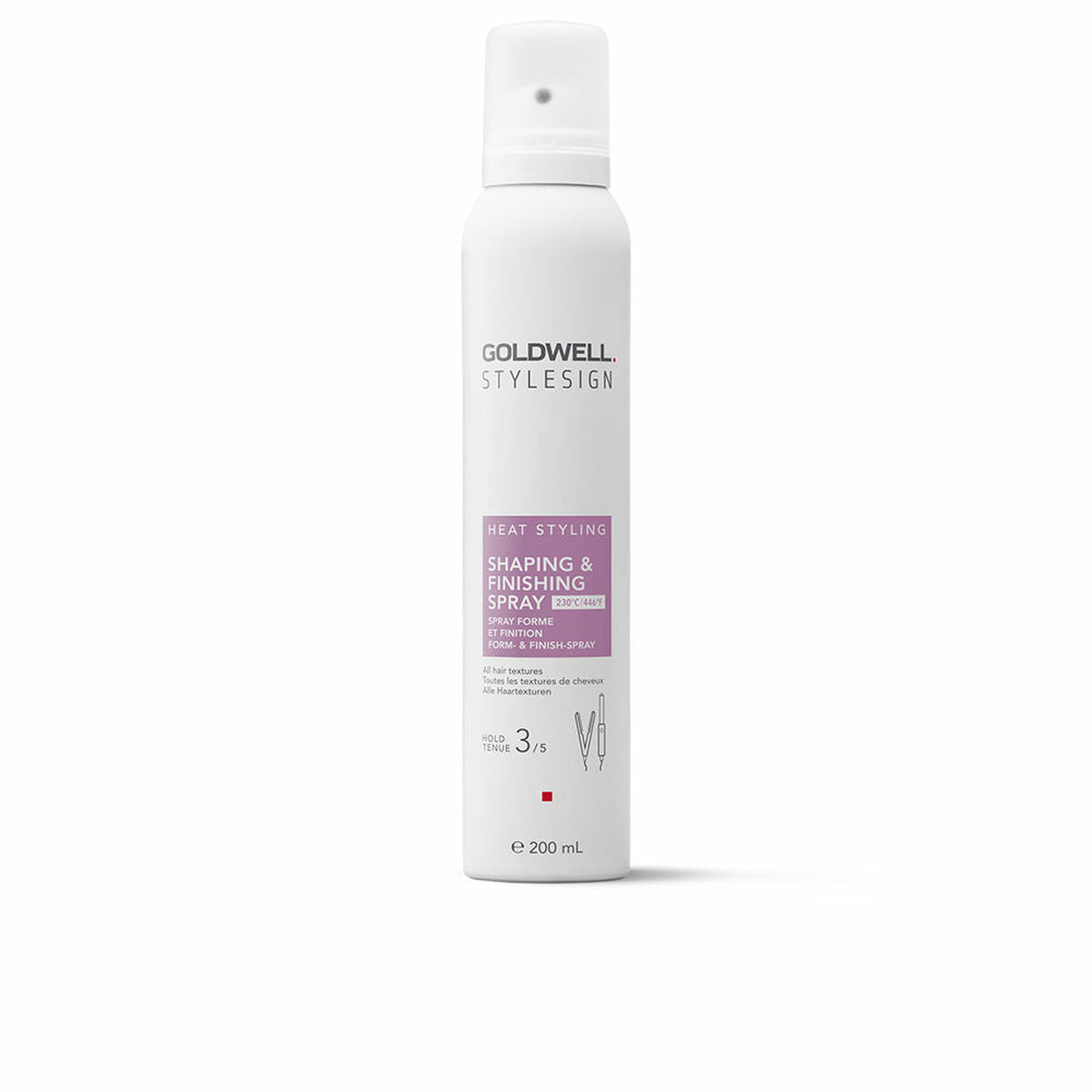 Medium Hold Spray Goldwell STYLESIGN HEAT STYLING 200 ml product packaging