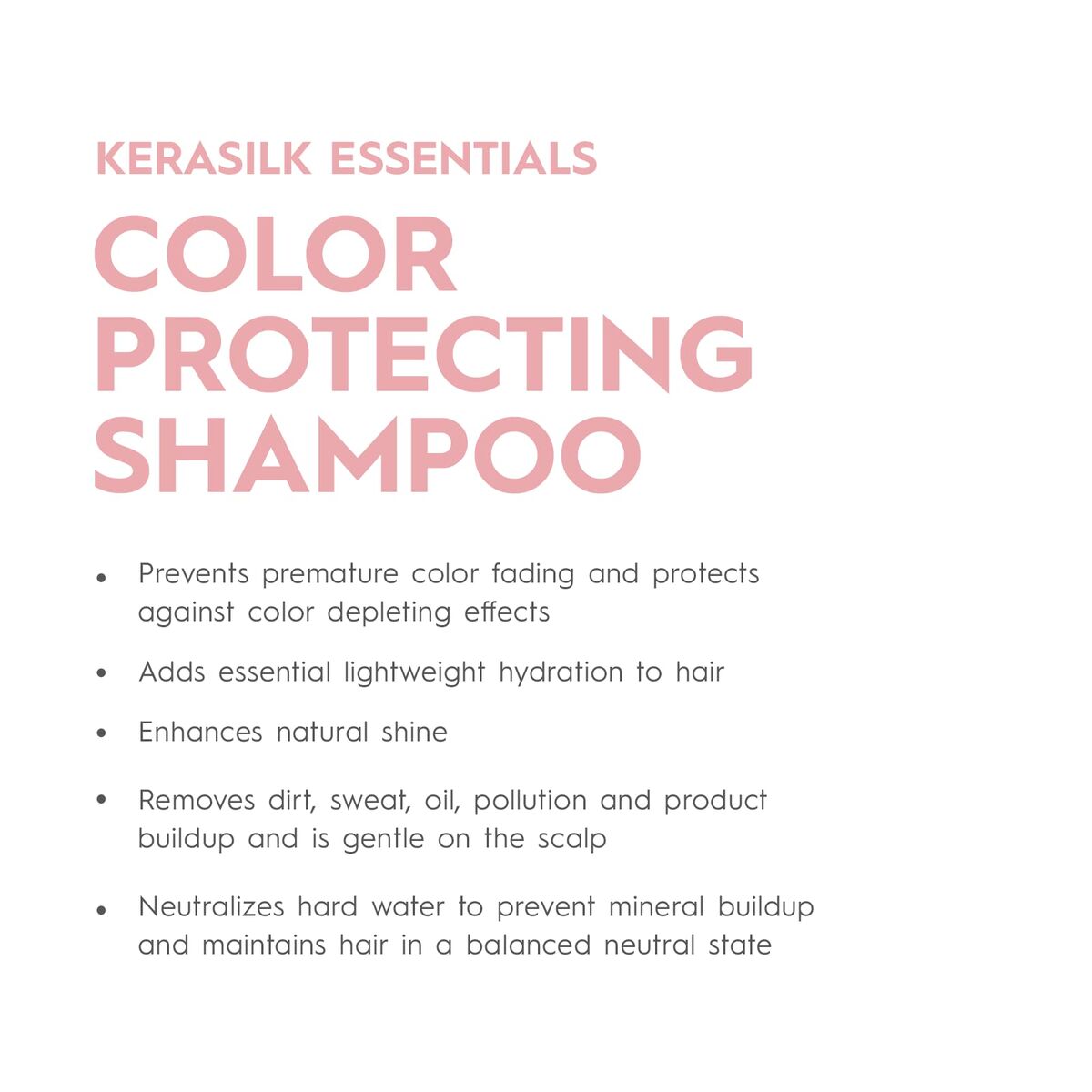 Shampoo Kerasilk ESSENTIALS for Women shampoo bottle