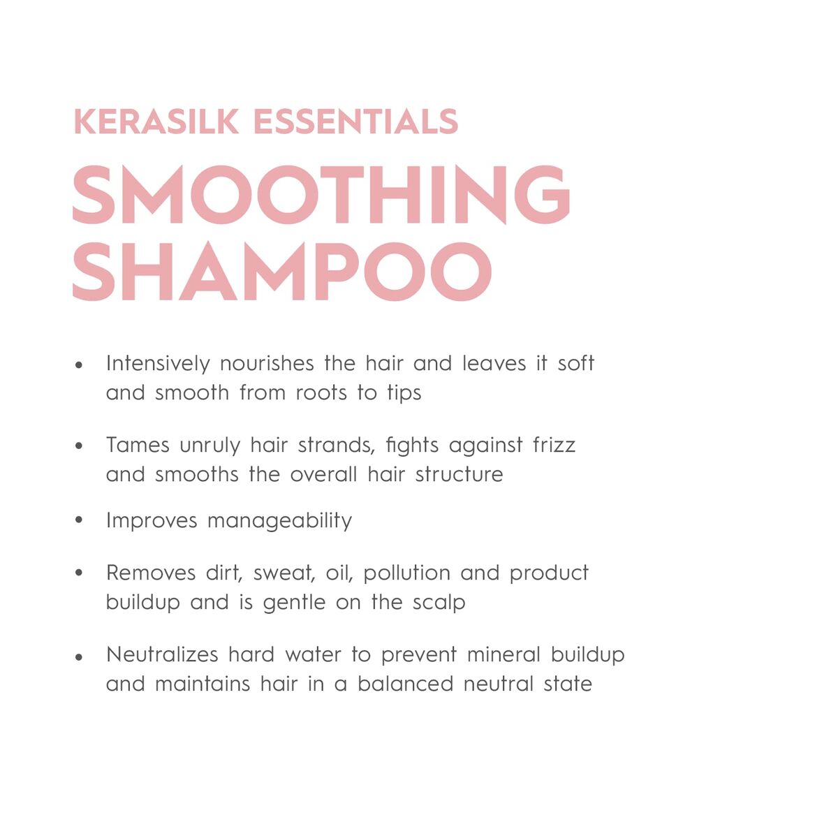 Shampoo Kerasilk ESSENTIALS 750 ml for Women shampoo bottle