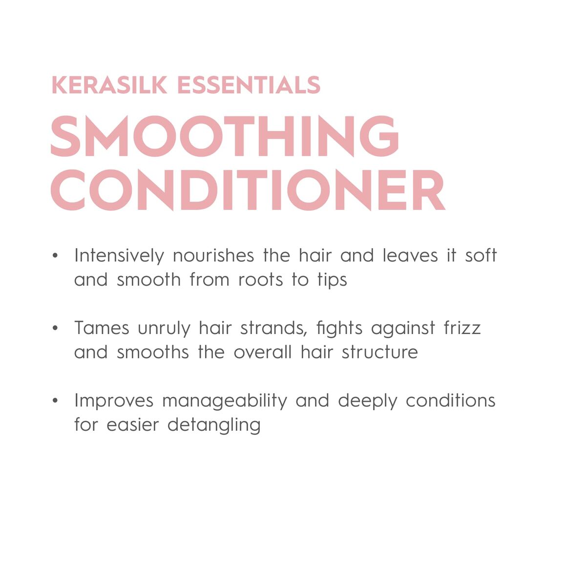 Conditioner Kerasilk ESSENTIALS 750 ml for Women conditioner bottle