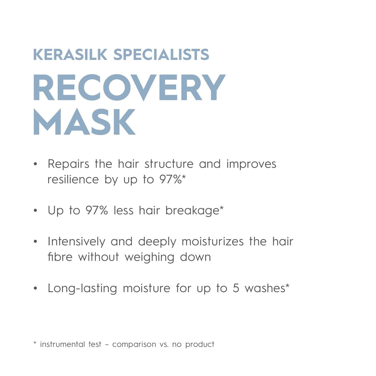 Hair Mask Kerasilk SPECIALISTS 500 ml for Women hair mask packaging