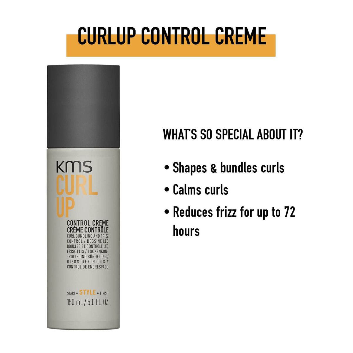 Styling Gel KMS 150 ml skincare packaging