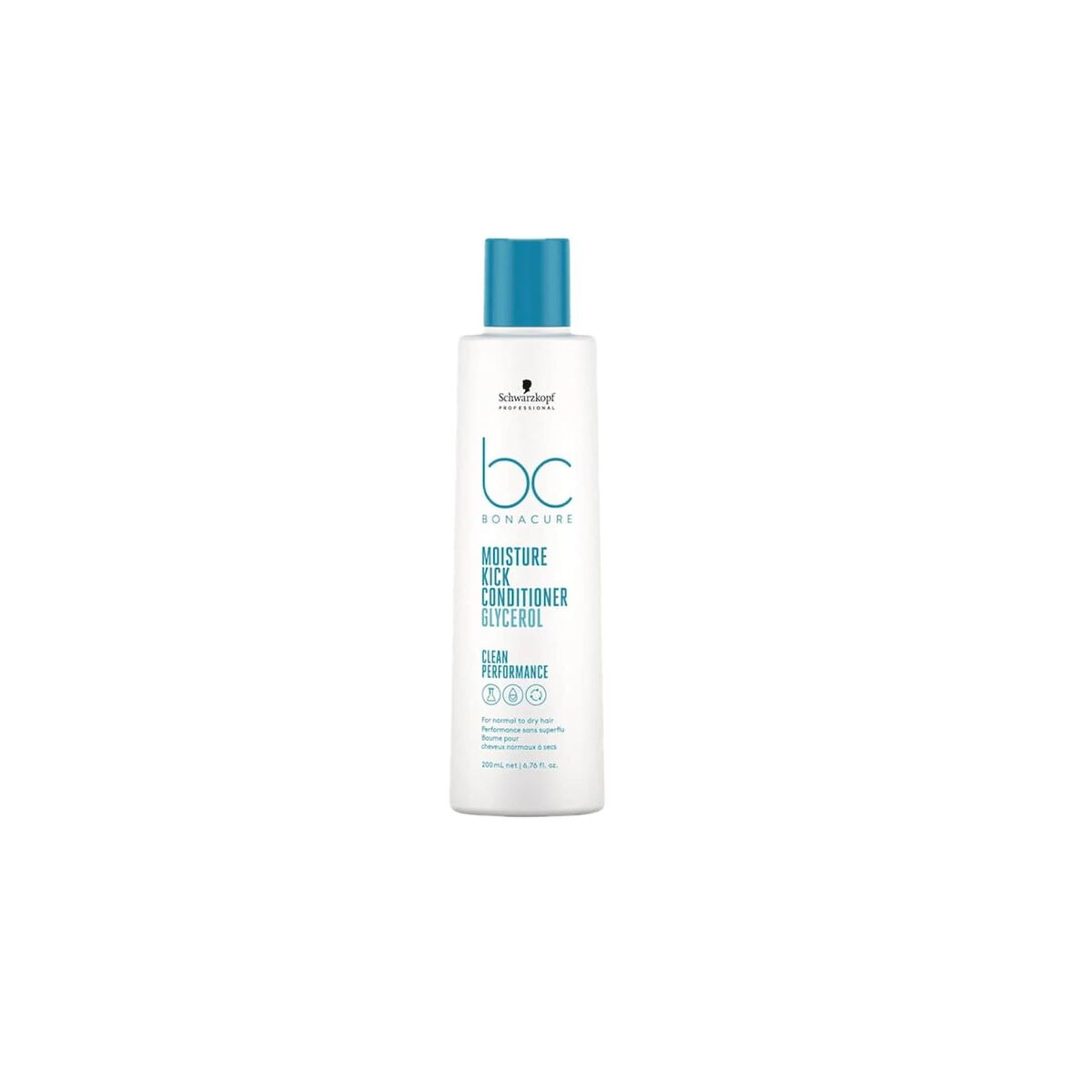 Moisturizing conditioner Schwarzkopf Bc Moisture Kick 200 ml for Women conditioner bottle