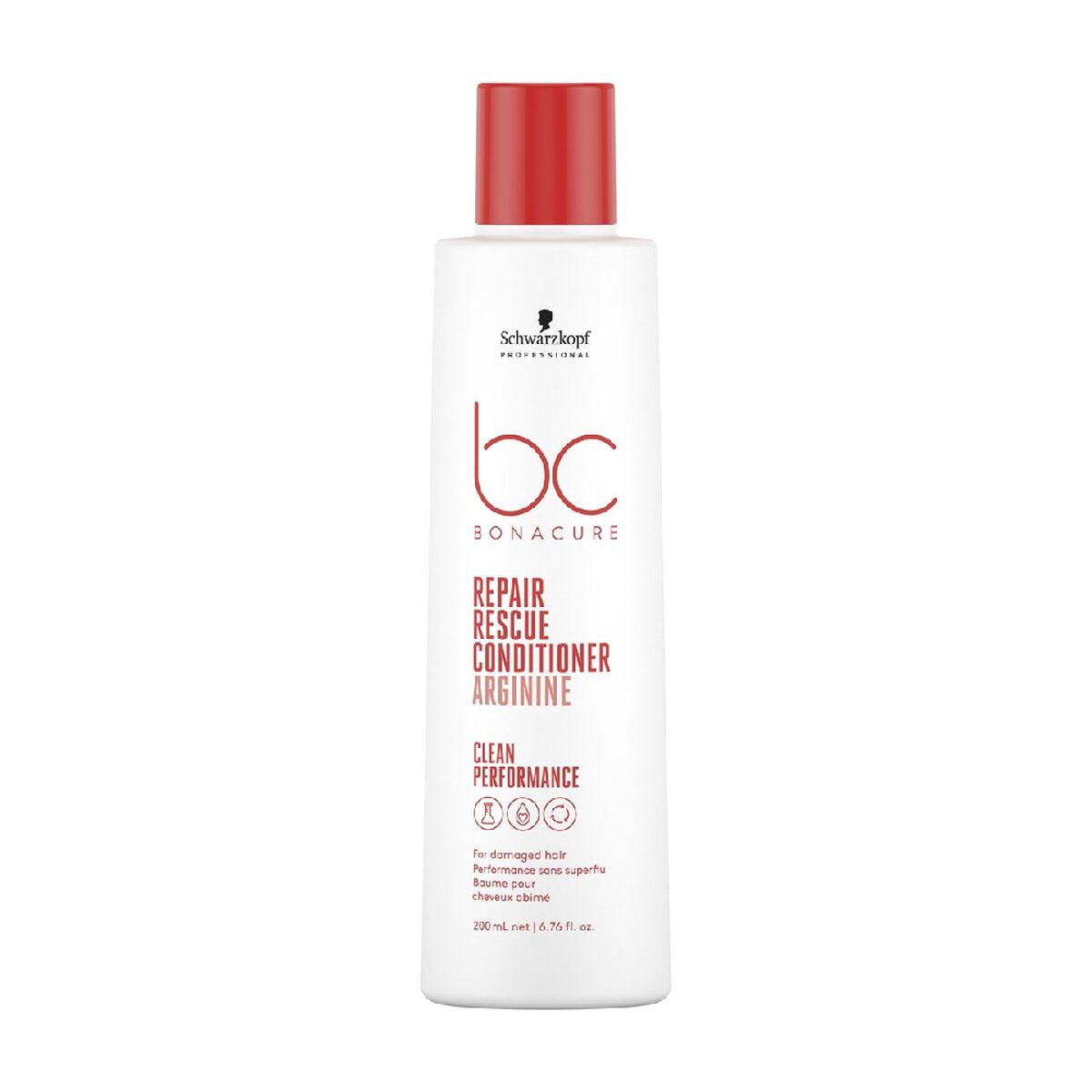 Repairing Conditioner Schwarzkopf Bc New Repair Rescue 200 ml for Women conditioner bottle