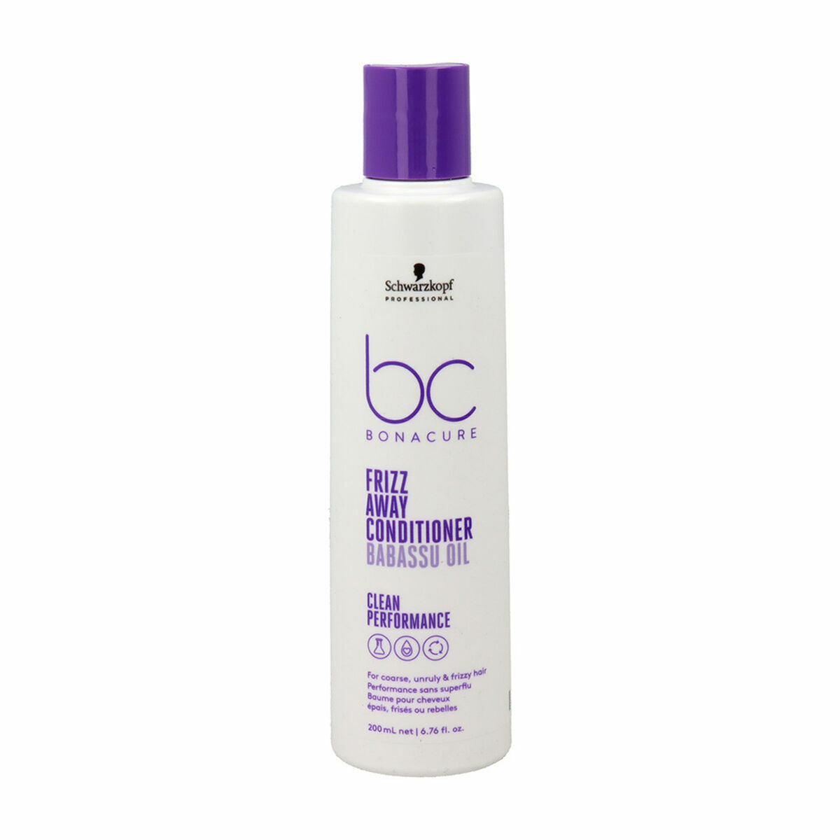 Detangling Conditioner Schwarzkopf Bc Frizz Away 200 ml conditioner bottle