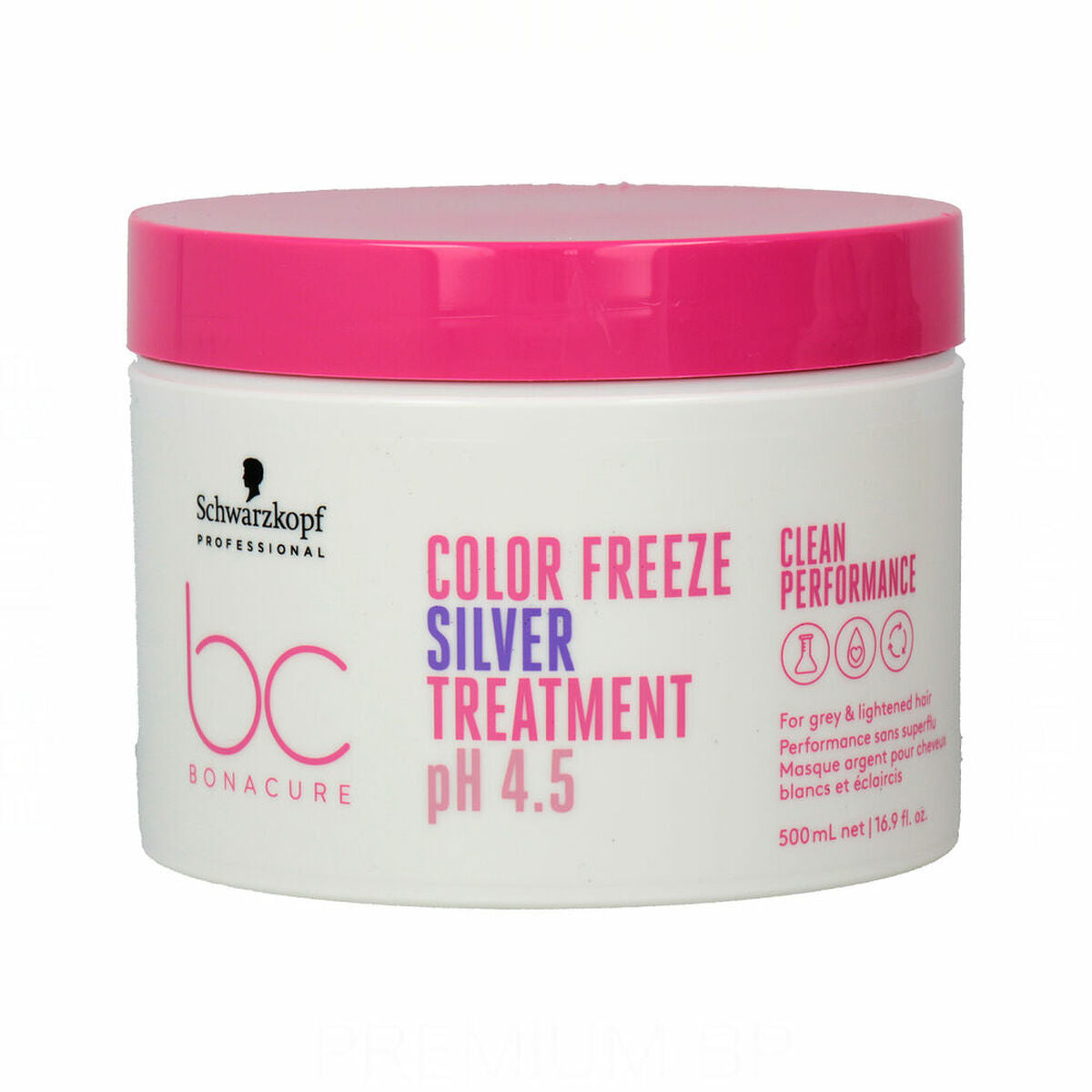 Mask for Grey Hair Schwarzkopf Bc Color Freeze 500 ml hair mask packaging