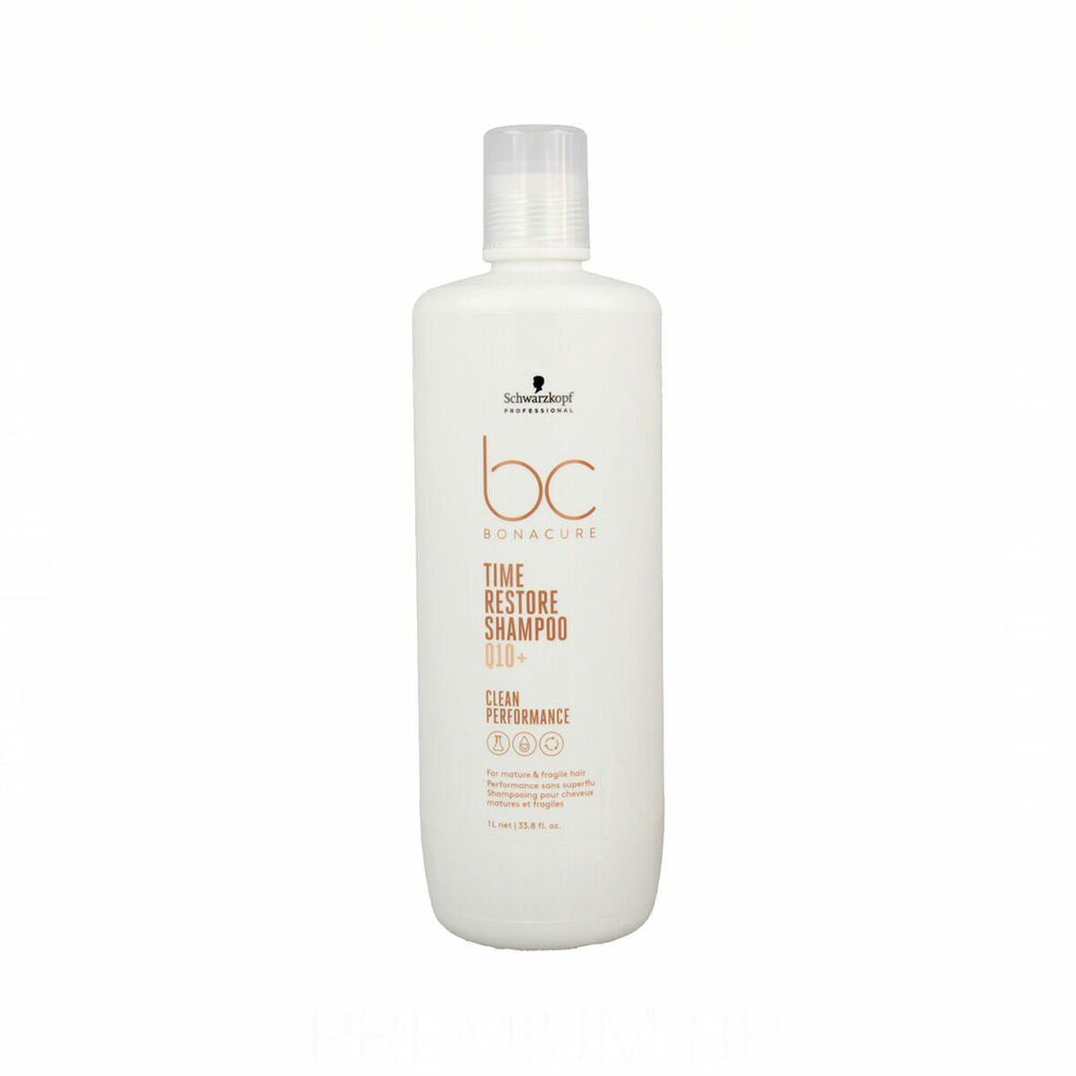 Strengthening Shampoo Schwarzkopf Bc Time Restore 1 L for Women shampoo bottle
