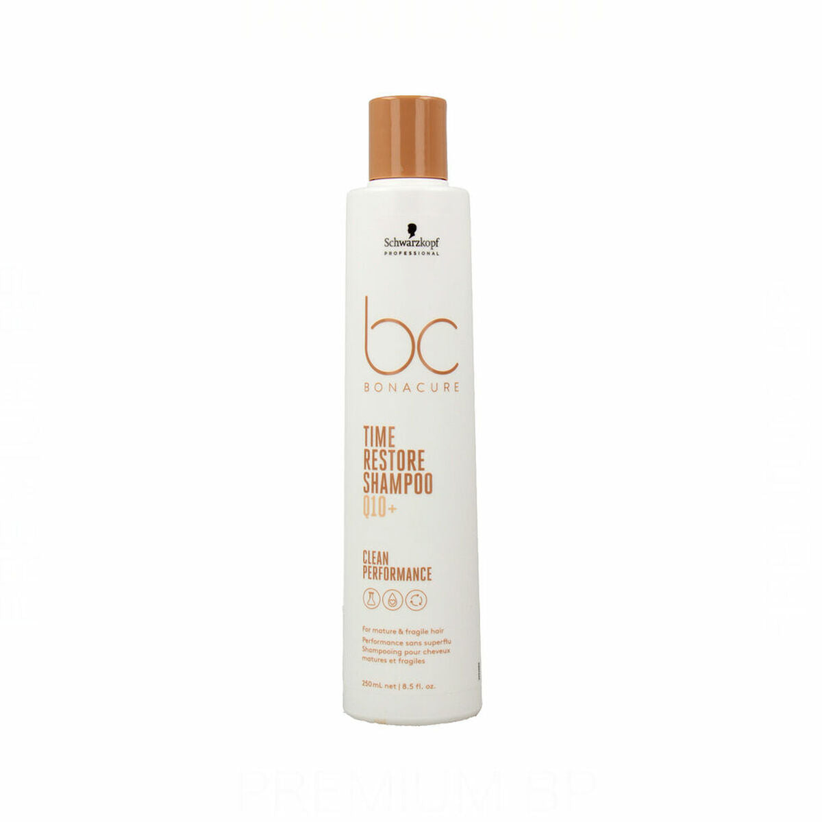 Strengthening Shampoo Schwarzkopf Bc Time Restore 250 ml shampoo bottle