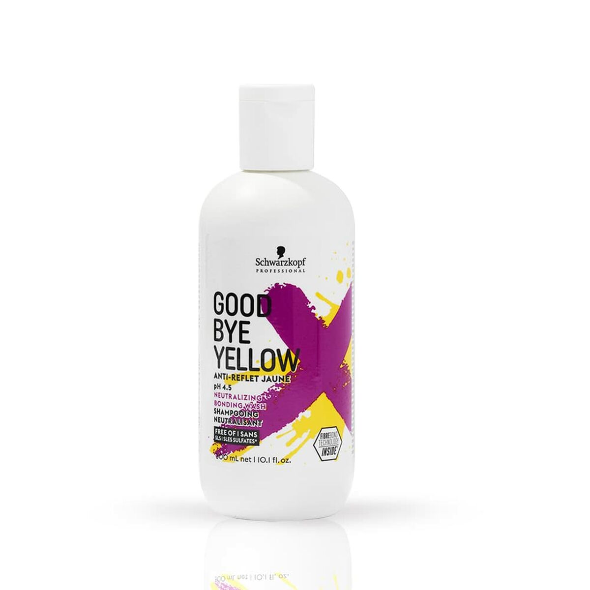 Colour Neutralising Shampoo Schwarzkopf Anti-yellowing Care 300 ml for Women shampoo bottle