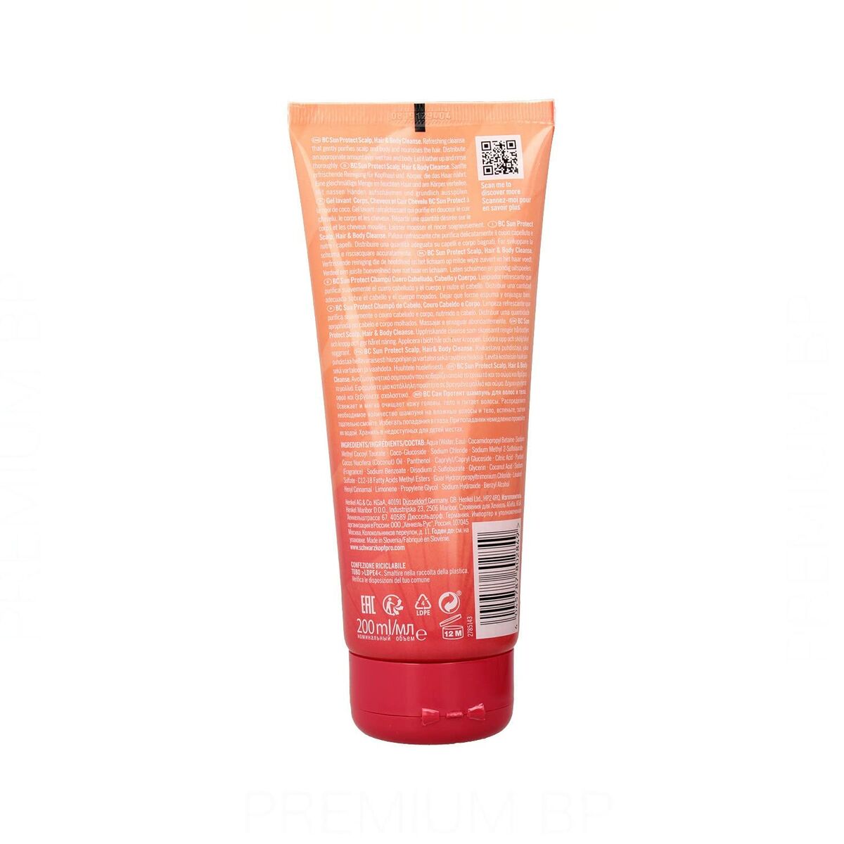 Sun Block Schwarzkopf BC SUN PROTECT for Women product packaging