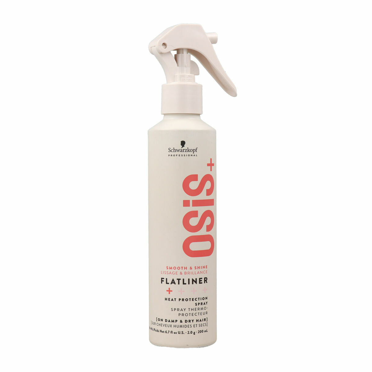 Styling Spray Schwarzkopf Osis Flatliner 200 ml Thermoprotective product packaging