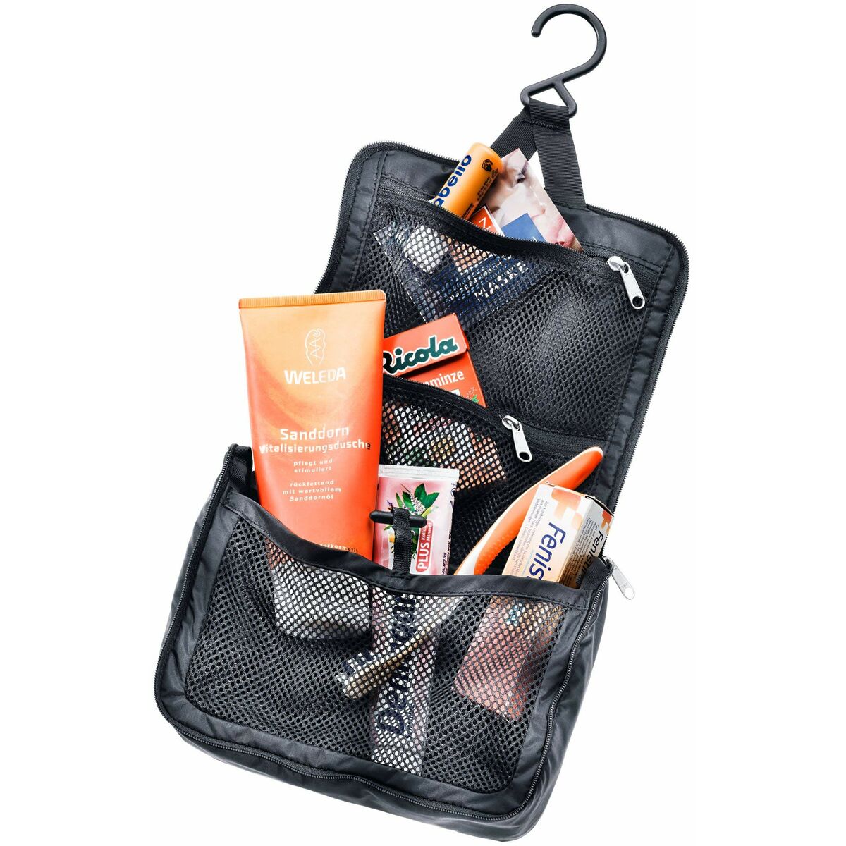 Travel Vanity Bag with Hook Deuter Center Lite I 1,5 L Black 1.5 L product packaging