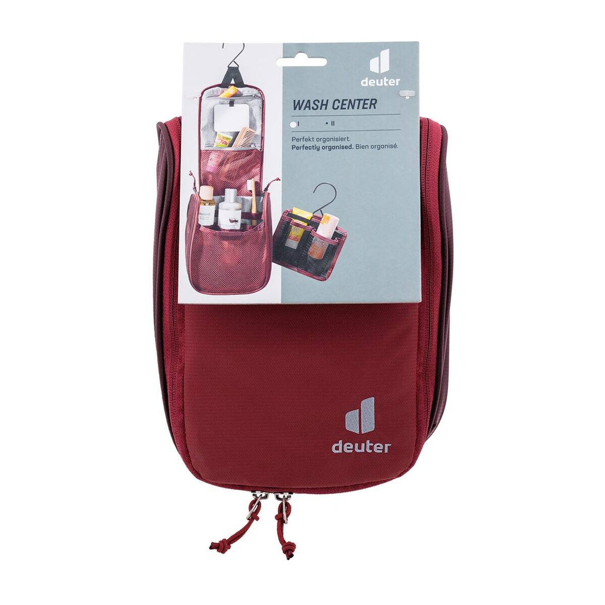 Travel Vanity Case Deuter Wash Center I Red Polyamide 18 x 22 x 8 cm product packaging