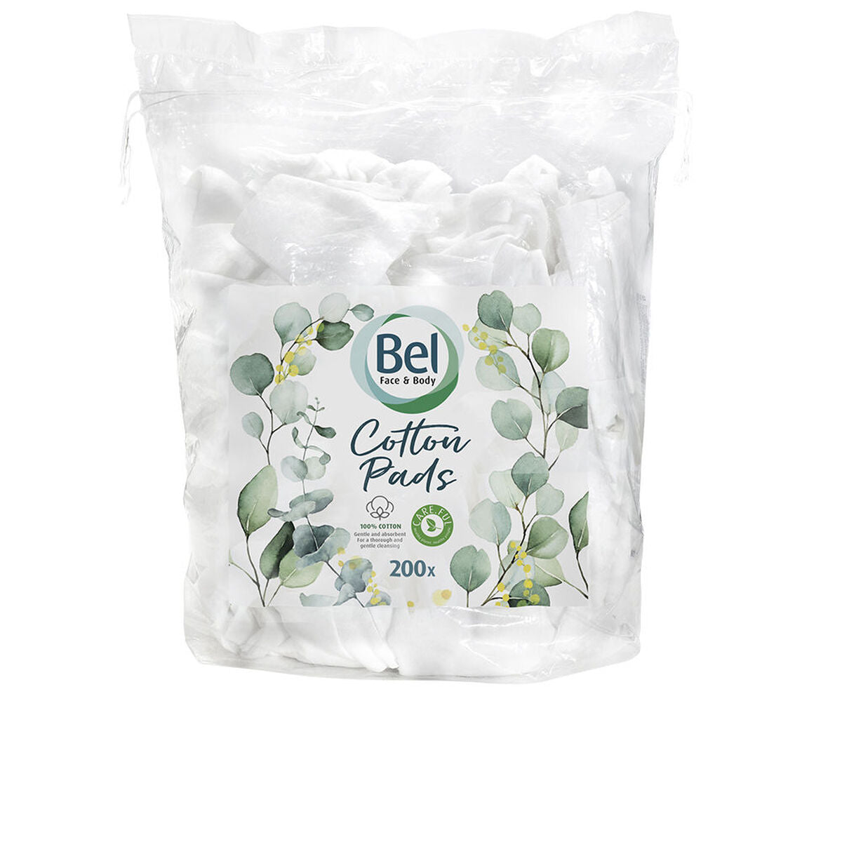 Cotton Wool Pads Bel FACE & BODY 200 Units product packaging