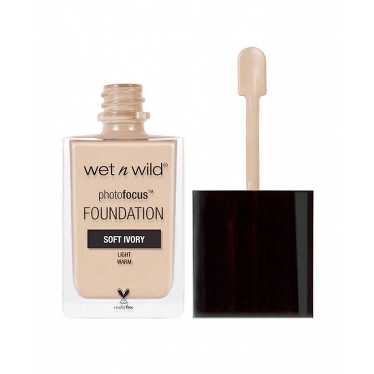 Liquid Make Up Base Wet n Wild Photofocus Foundation Soft Ivory 30 ml makeup packaging