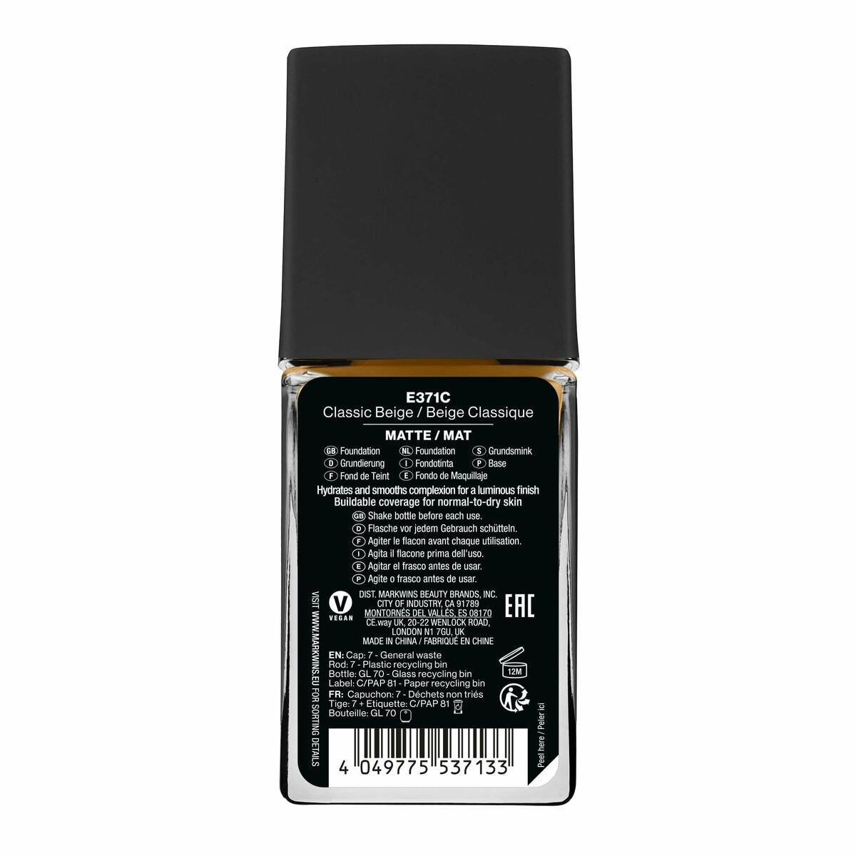 Liquid Make Up Base Wet n Wild Classic Beige Classic Beige 30 ml product packaging