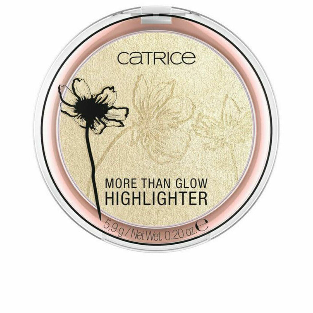Lighting Powder Catrice More Than Glow Nº 010 Nº 010-Ultimate Platinum Glaze makeup packaging