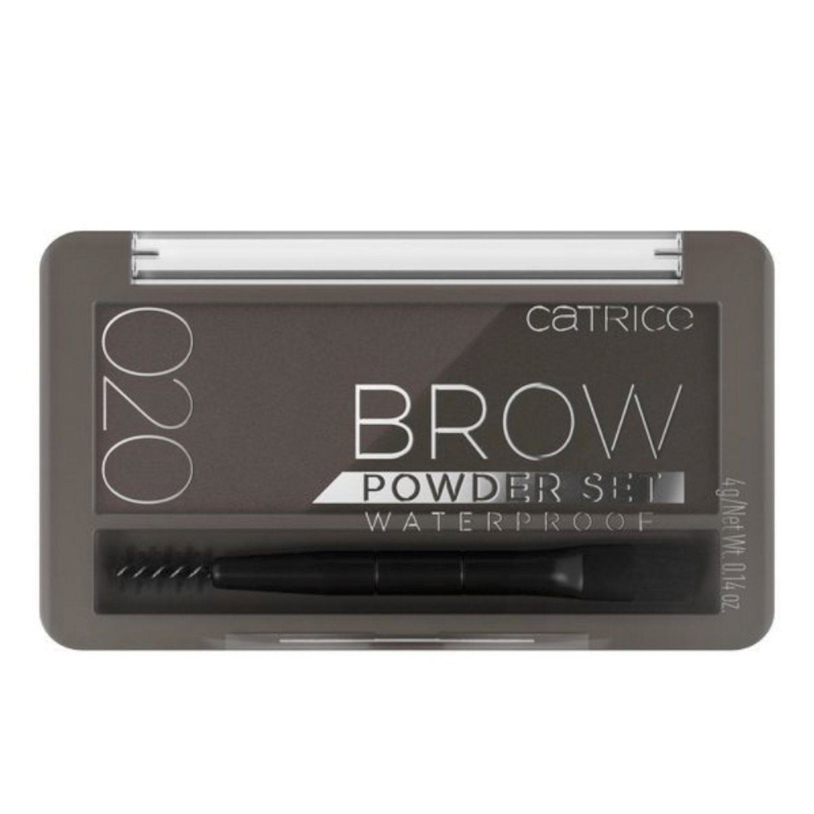 Catrice, Brow Powder Set, Waterproof, Matte, Eyebrow Powder, 020, Ash, 4 g