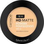 Powder Make-up Base Catrice HD Matte Nº 030W Spf 15 8 g makeup packaging