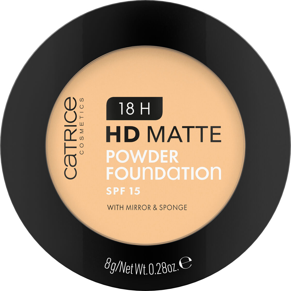 Powder Make-up Base Catrice HD Matte Nº 030W Spf 15 8 g makeup packaging